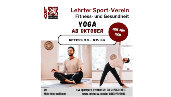 Sportpark: Yoga ab Oktober 